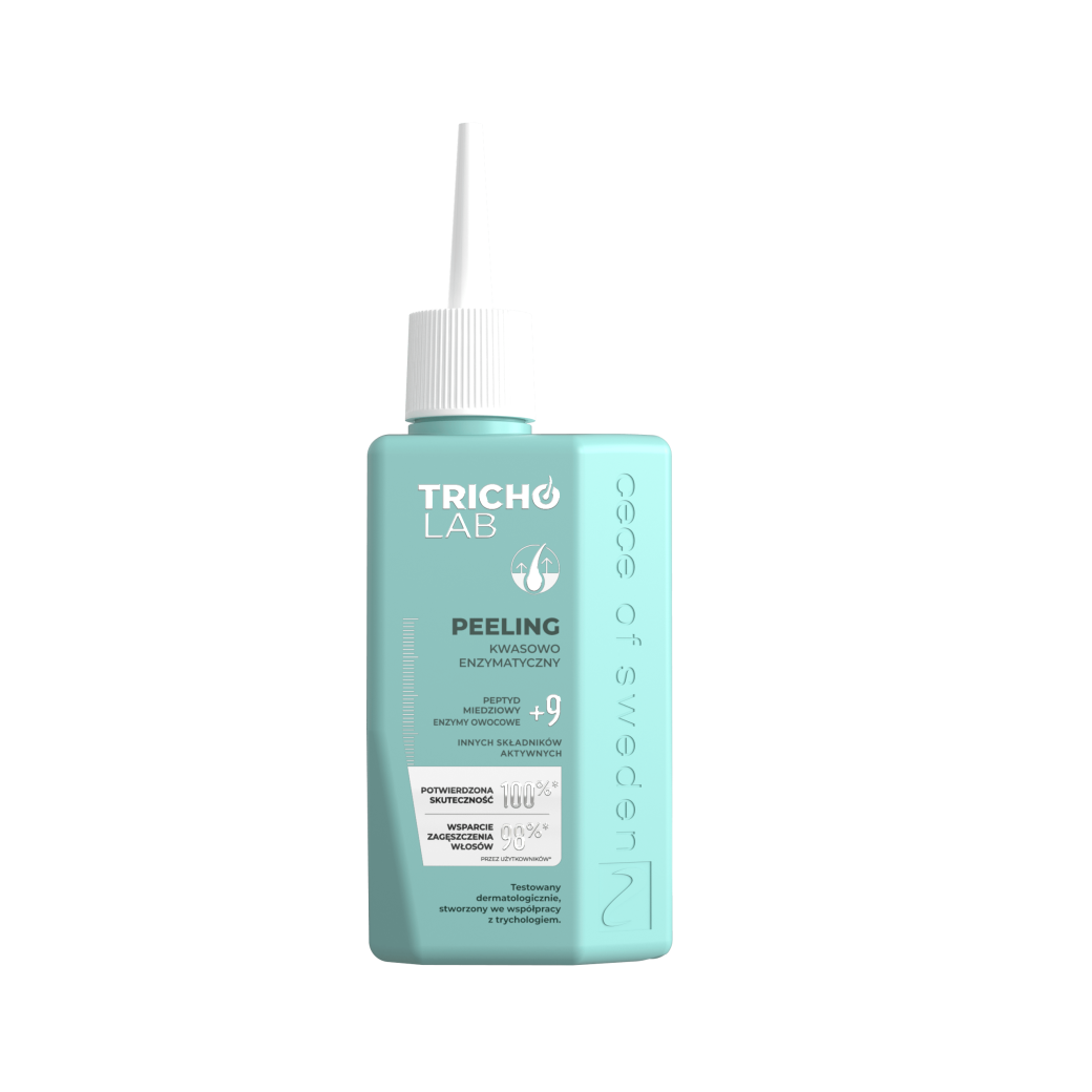 3454_TRICHO_LAB_Peeling_kwasowo_enzymatyczny_PL_125ml TRICHO LAB Peeling kwasowo-enzymatyczny przygotowujący skórę do dalszych etapów pielęgnacji