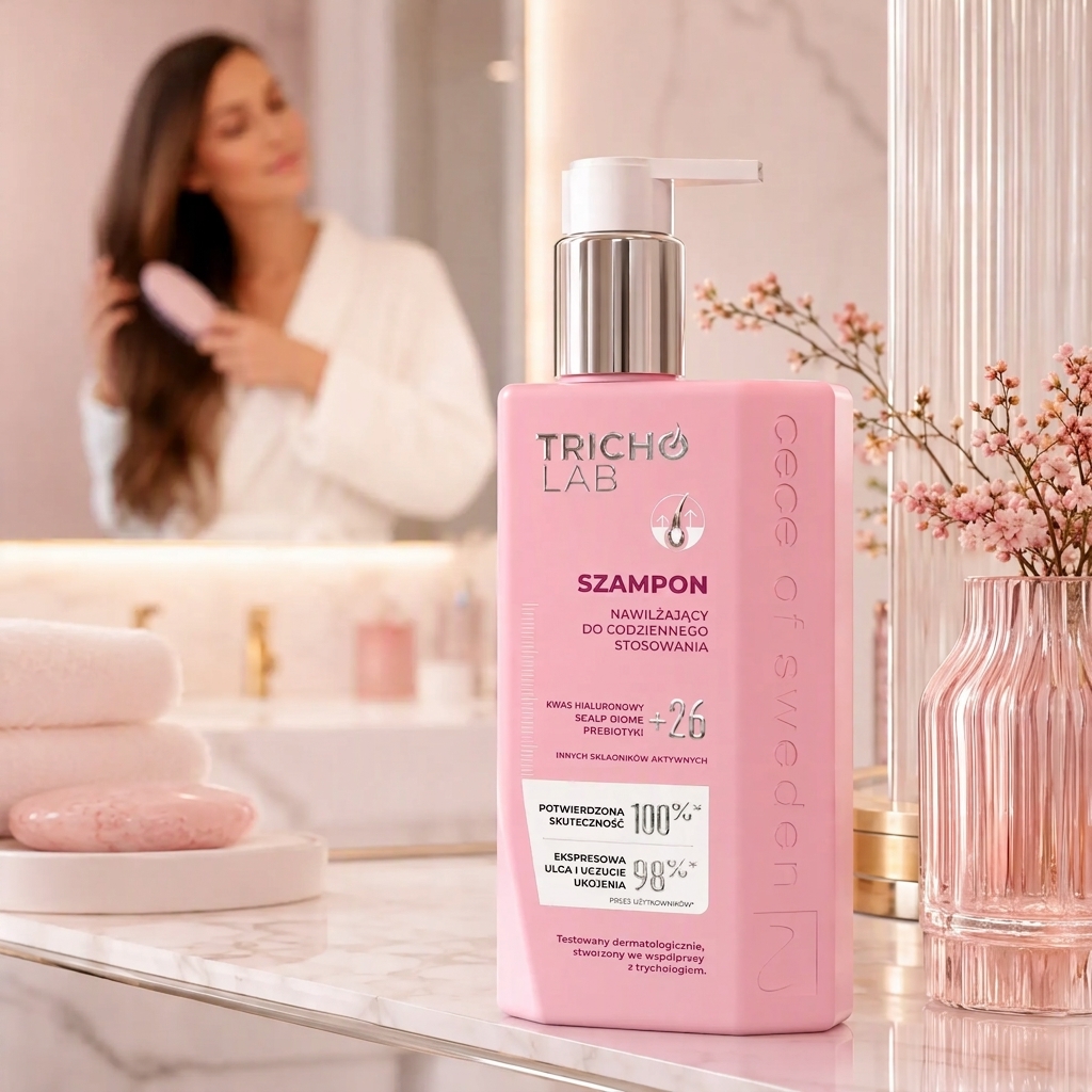 TRICHO LAB Szampon nawilżający do codziennego, delikatnego oczyszczania 270ml