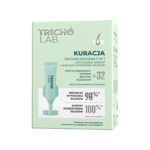 TRICHO LAB Kuracja trychologiczna 5w1 aktywująca wzrost i hamująca wypadanie włosów 30 x 5ml