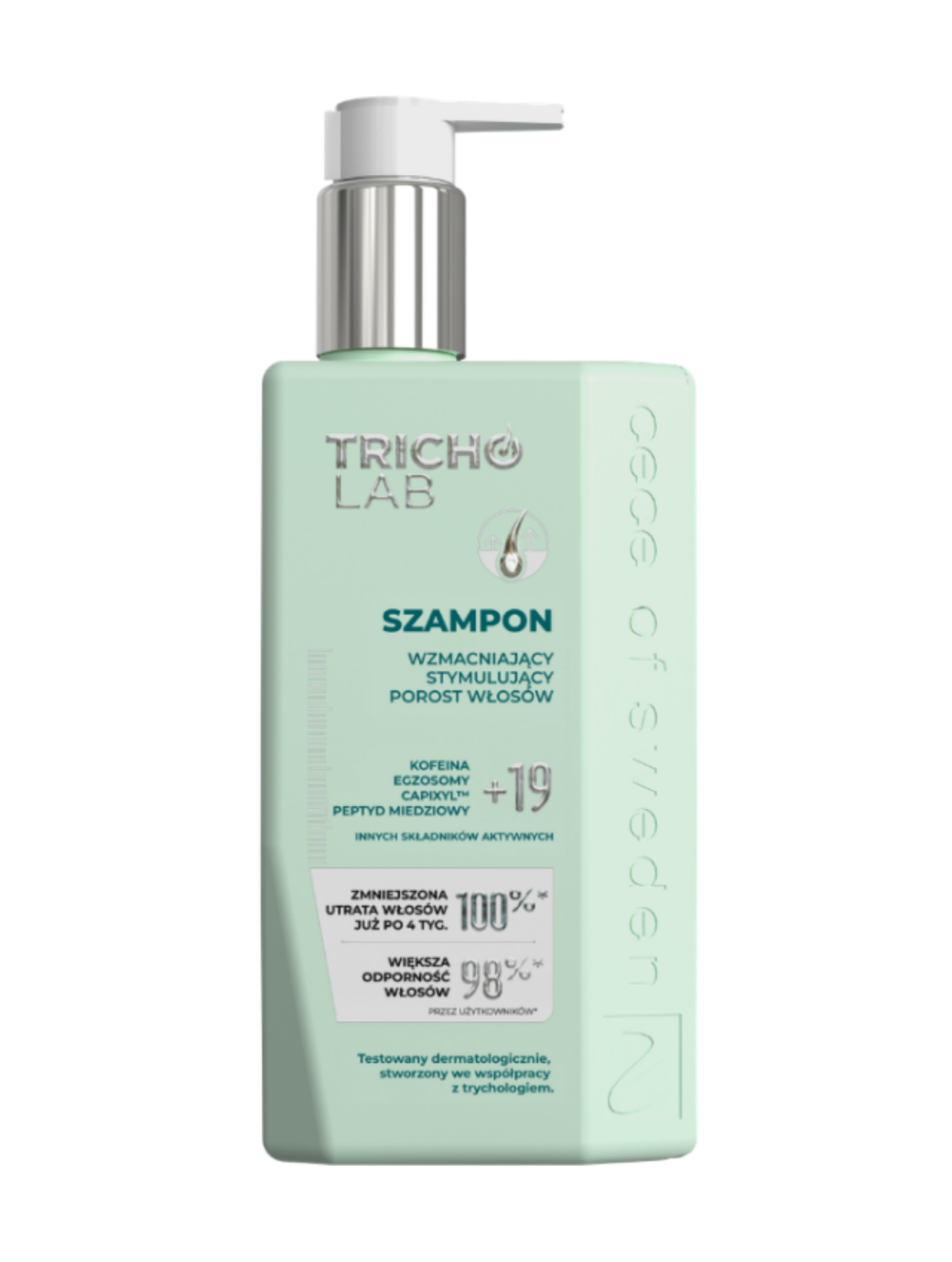 SZAMPON ZIELONY PRZÓD TRICHO LAB Szampon wzmacniający, stymulujący wzrost włosów 270ml