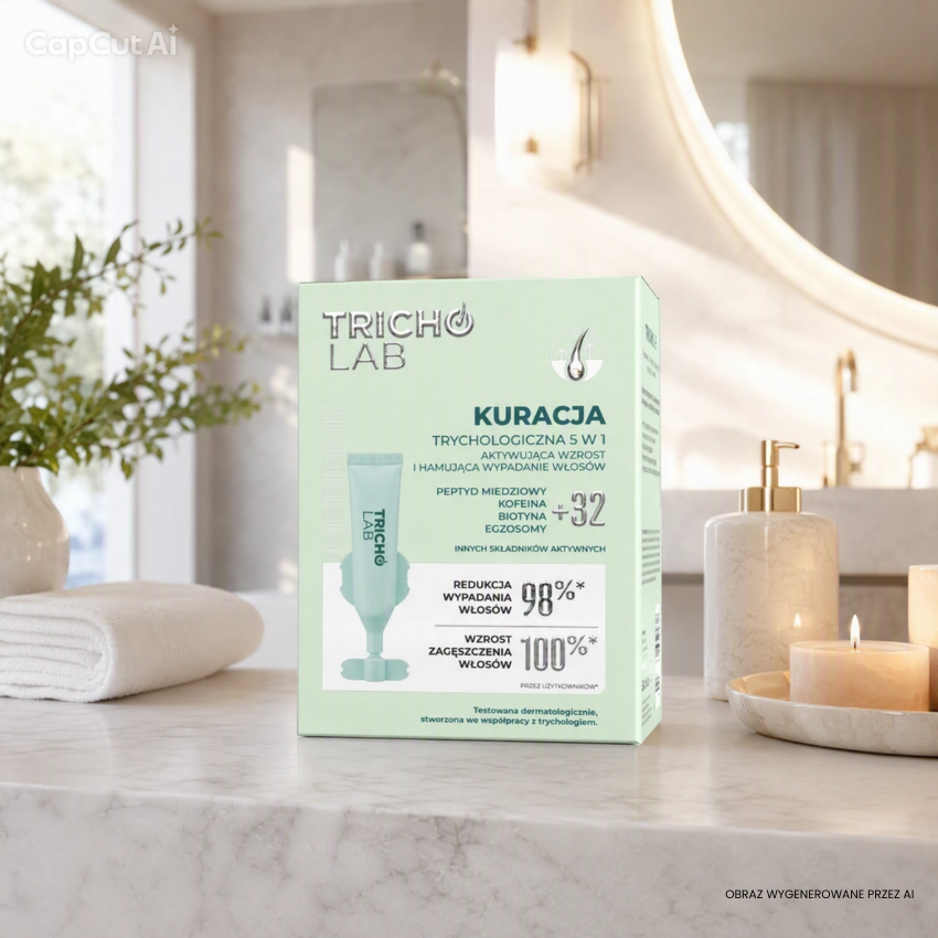 TRICHO LAB Kuracja trychologiczna 5w1 aktywująca wzrost i hamująca wypadanie włosów 5 x 5ml