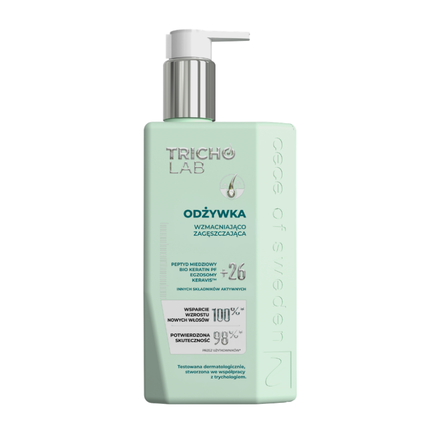 odżywka przód TRICHO LAB Odżywka wzmacniająco-zagęszczająca do włosów i skóry głowy 270ml