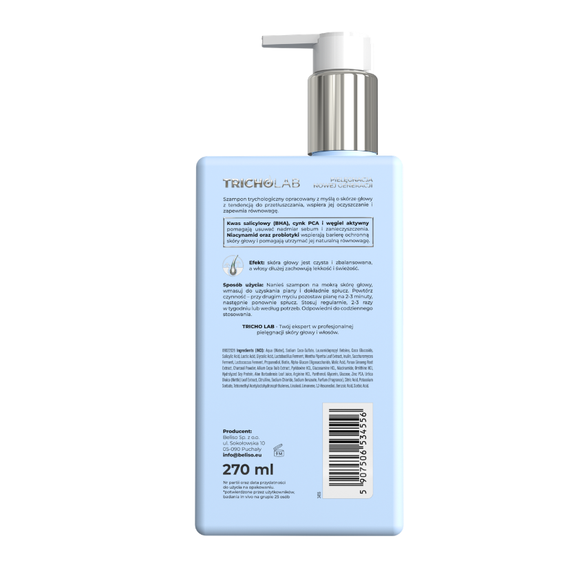 odżywka tyl (1) TRICHO LAB Szampon trychologiczny głęboko oczyszczający 270ml