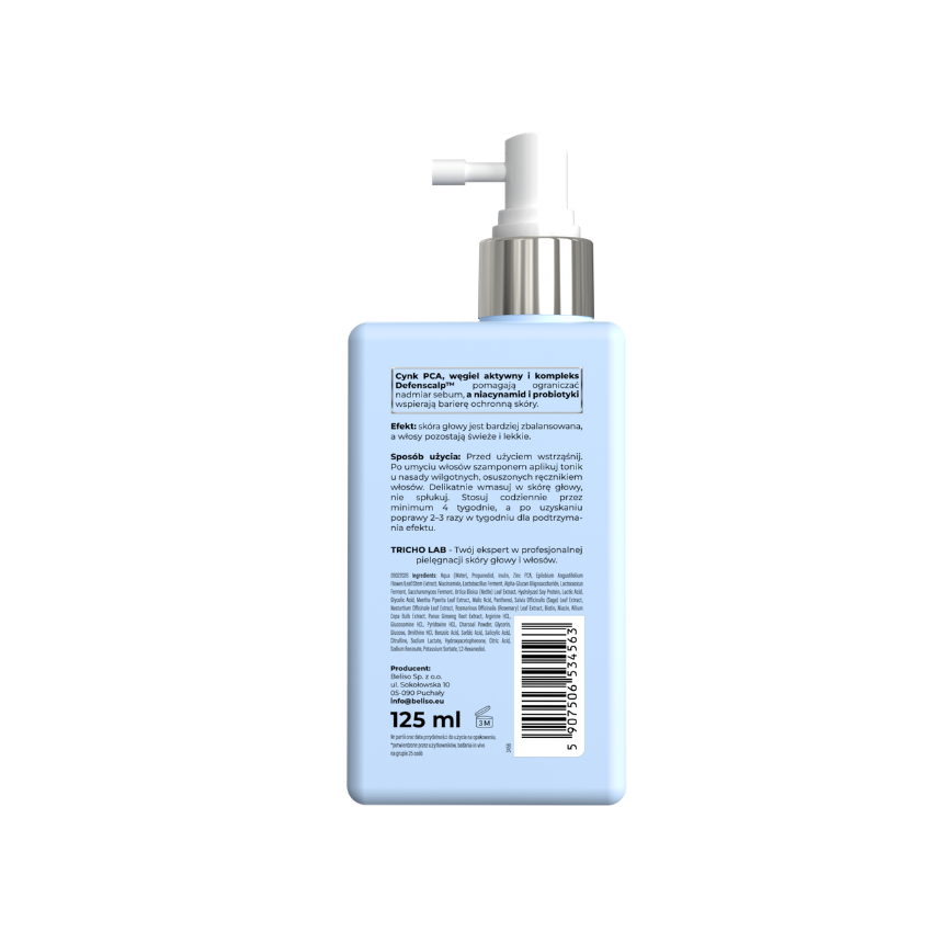TRICHO LAB Tonik trychologiczny przywracający równowagę skórze głowy 125ml